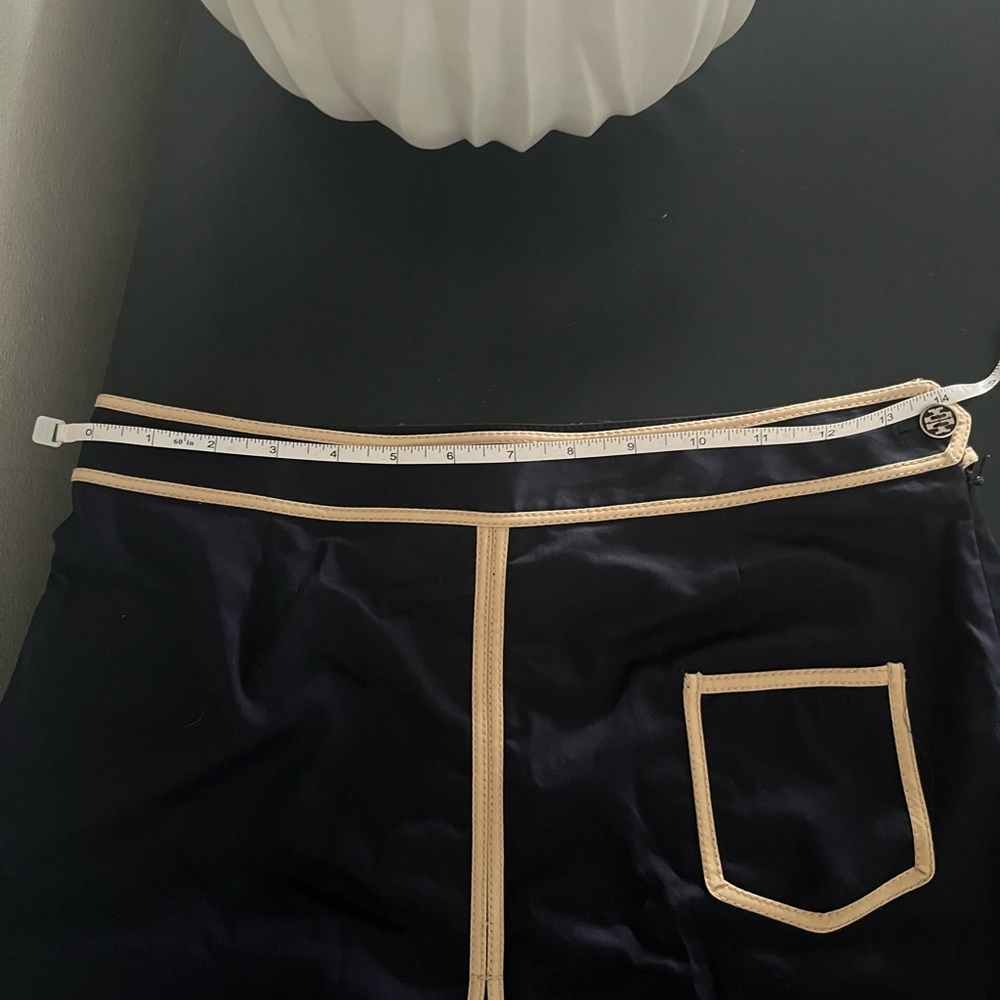 Tory Burch navy blue skirt - Picture 3 of 7